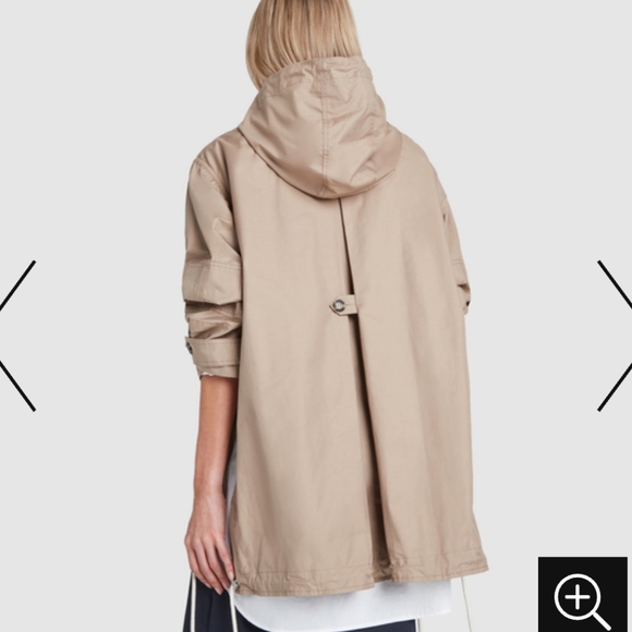 G.label Italy Gwyneth P Burberry beige cape coat - Picture 3 of 8